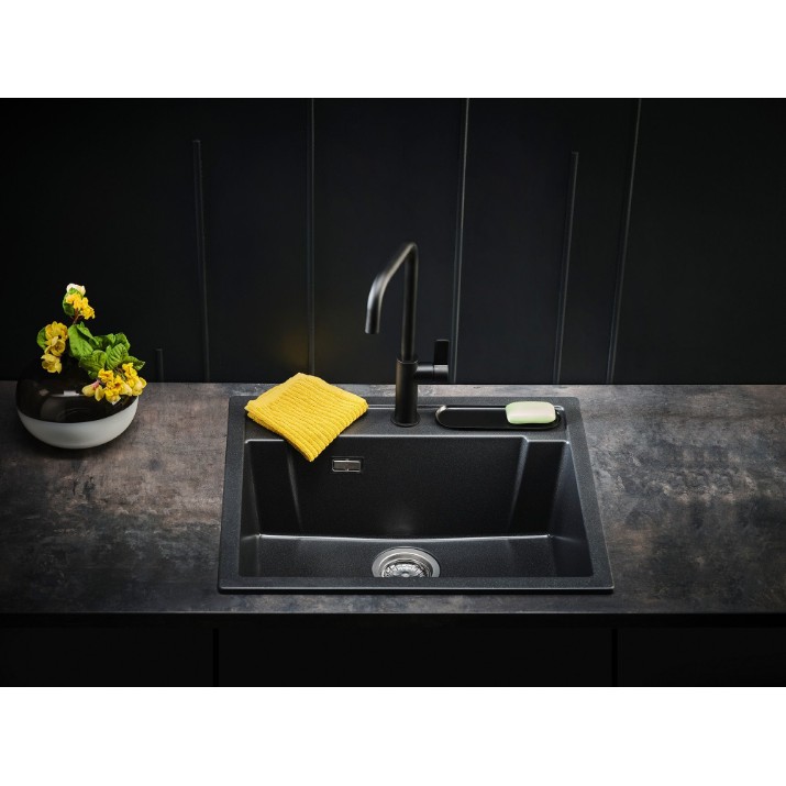 Кухонная мойка Reginox Amsterdam 54 Tapwing Black Silvery