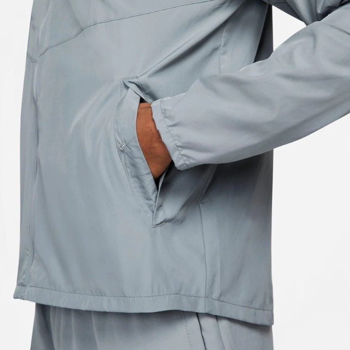Мужская ветровка Nike M Nk Rpl Miler Jkt Smoke Grey, s.M