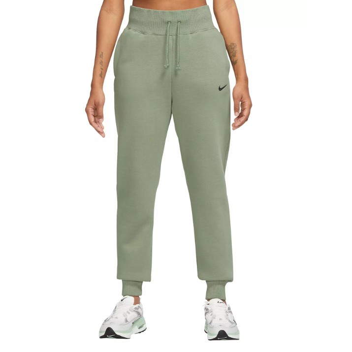 Pantaloni spotivi de dame Nike W Nsw Phnx Flc Hr Pant Std Oil Green/Black, s.XXS