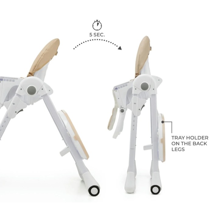 Scaun de masa Kinderkraft Tummie Beige (KHTUMM00BEG0000)