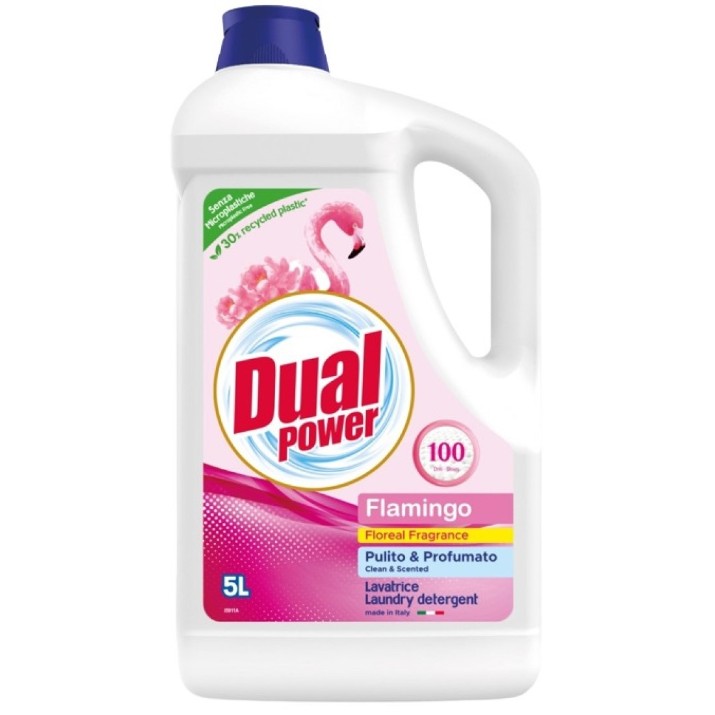 Гель для стирки Dual Power Flamingo Gel 5L