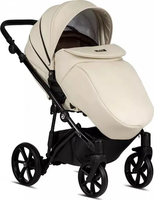 Коляска Tutis Viva 4 Leather 2in1 Vanilla (1202086)
