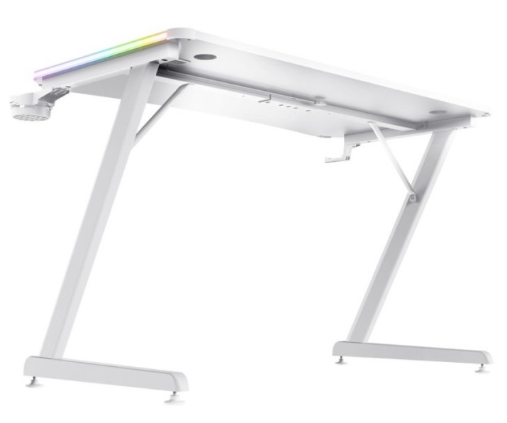 Геймерский стол Trust GXT 709W Luminus White (25328)