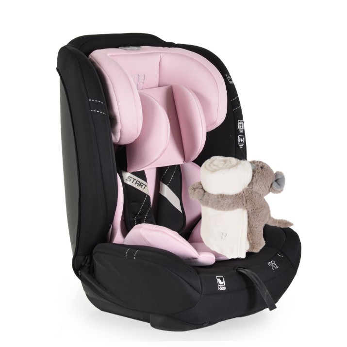 Scaun auto pentru copii Moni Start Pink