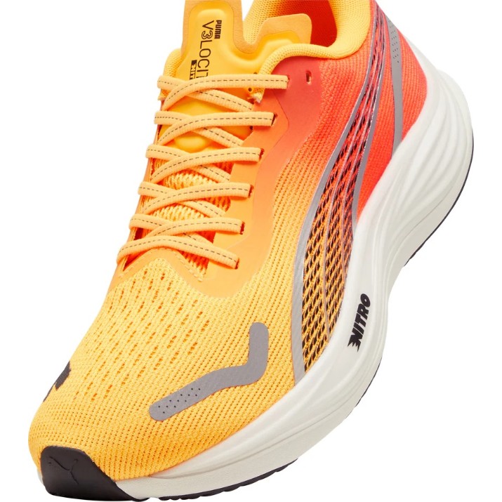 Кроссовки женские Puma Velocity Nitro 3 Wn Puma White/Sunset Glow, s.37