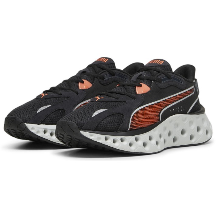 Adidași pentru bărbați Puma Softride Frequence Puma Black/Flame Flicker, s.40.5