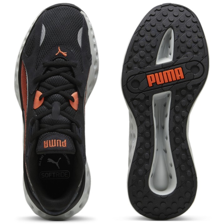 Кроссовки мужские Puma Softride Frequence Puma Black/Flame Flicker, s.46
