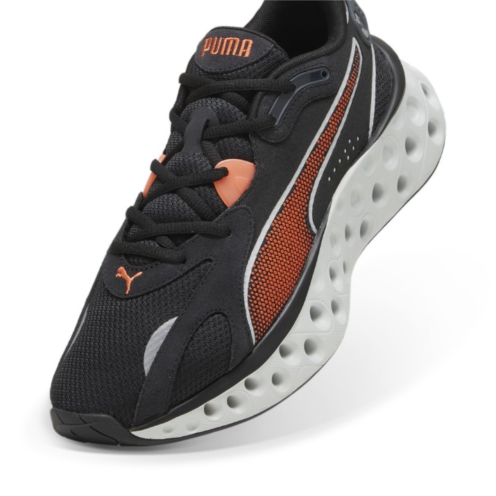 Adidași pentru bărbați Puma Softride Frequence Puma Black/Flame Flicker, s.47