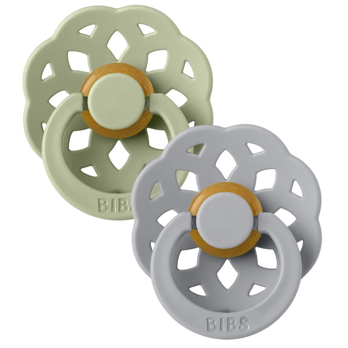 Пустышка BIBS Boheme 2 Pack 6+ months Sage/Cloud (240110)