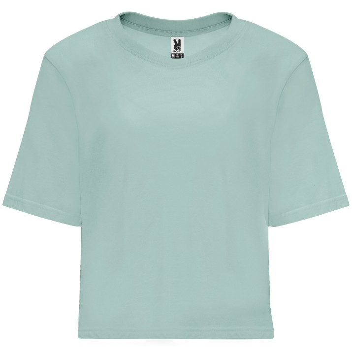 Женская футболка Roly Dominica 6687 Washed Blue, s.M