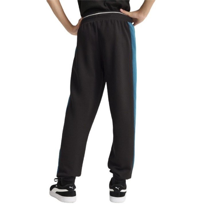 Pantaloni spotivi pentru copii Puma T7 Play Paris Sweatpants Tr B Puma Black, s.128