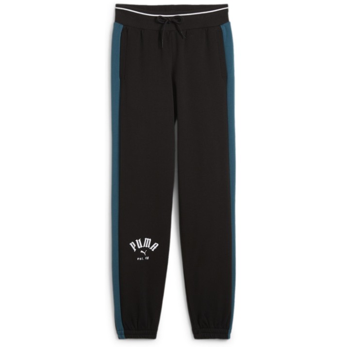 Pantaloni spotivi pentru copii Puma T7 Play Paris Sweatpants Tr B Puma Black, s.176
