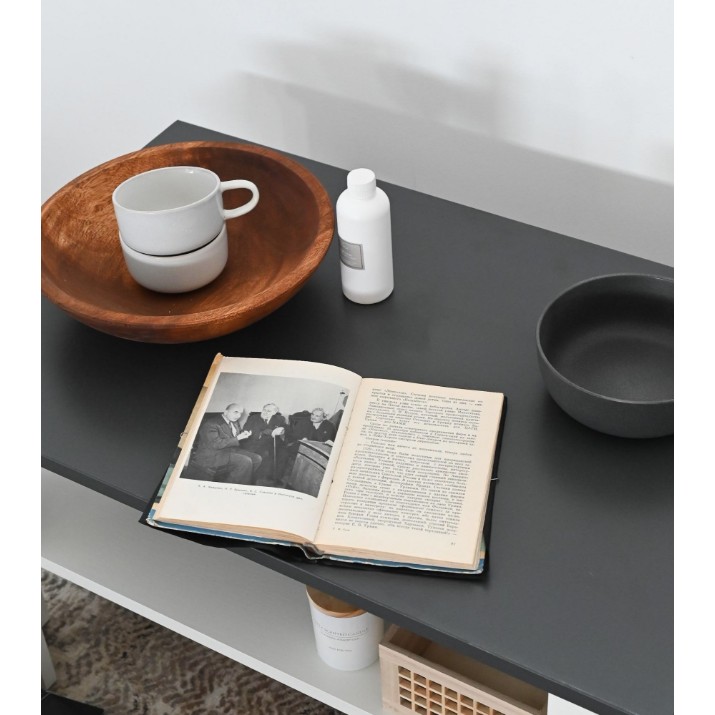 Журнальный столик Fabrik Home Blanco Aнтрацит/Белый Ясень