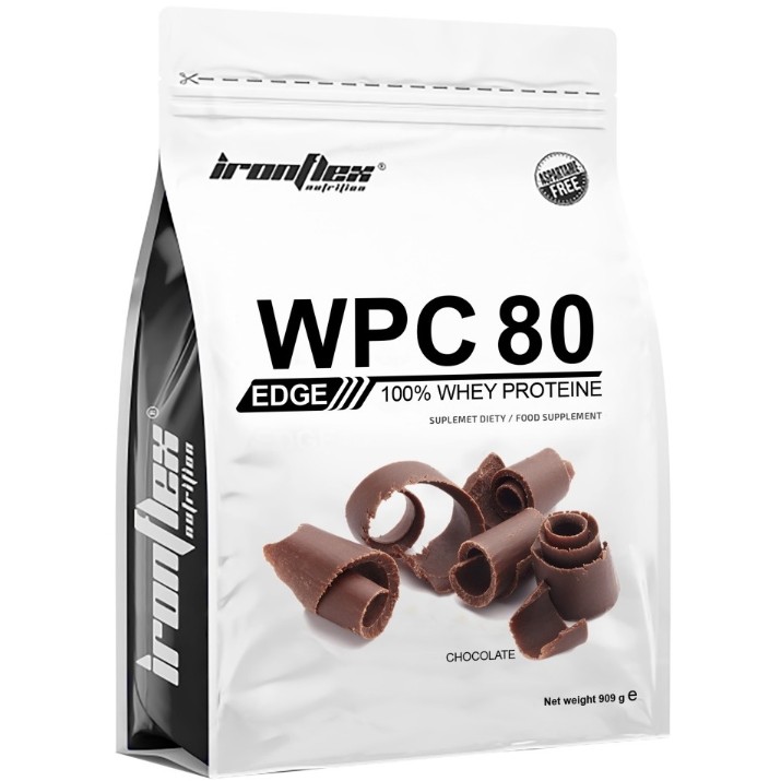Proteină IronFlex WPC80 EDGE Chocolate Brownie 909g