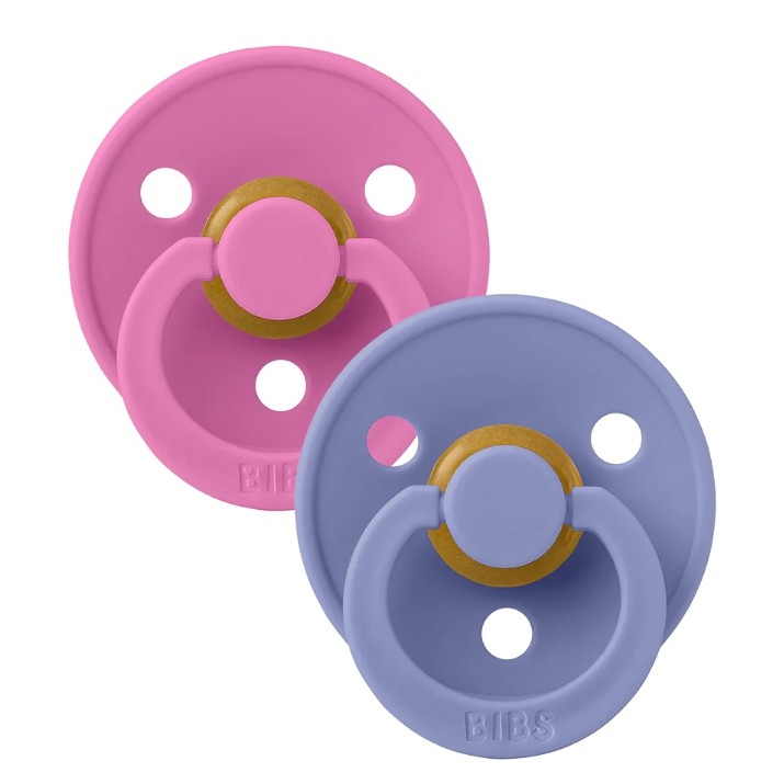 Suzeta BIBS Colour 2 Pack - Bubblegum/Peri 0+ months (110452)