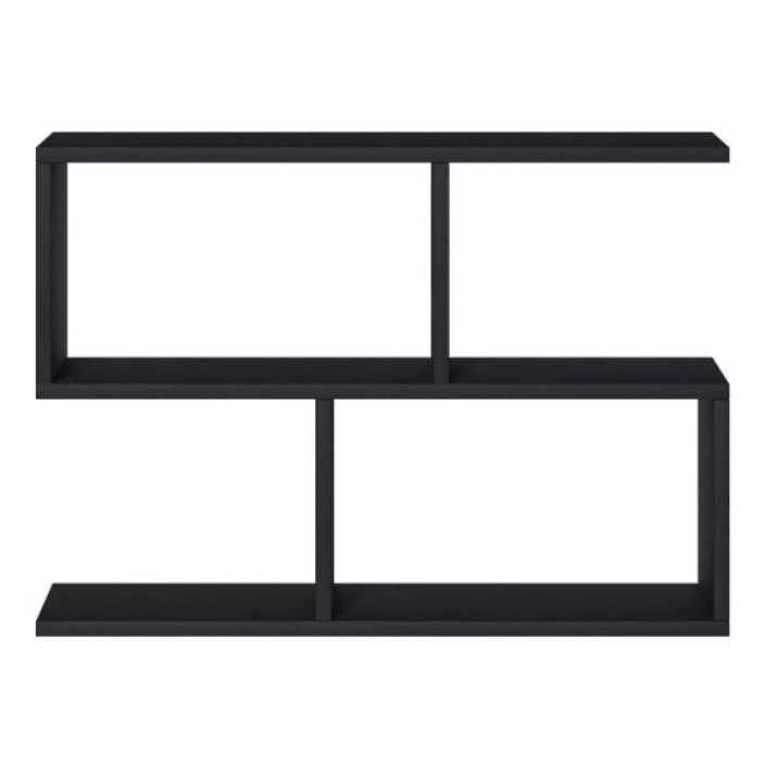Raft de perete Fabrik Home Small 9 Чёрный Ясень 78x20x55cm