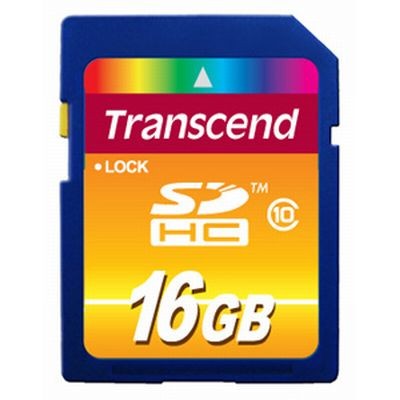 Карта памяти Transcend SDHC 16Gb Class 10 (TS16GSDHC10)
