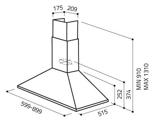 Hota Elica Tamaya Rail CRBR/A/60 (PRF0177408)