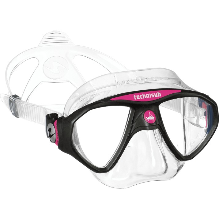 Маска для ныряния Aqualung Micromask Clear SXL Pink (108520)