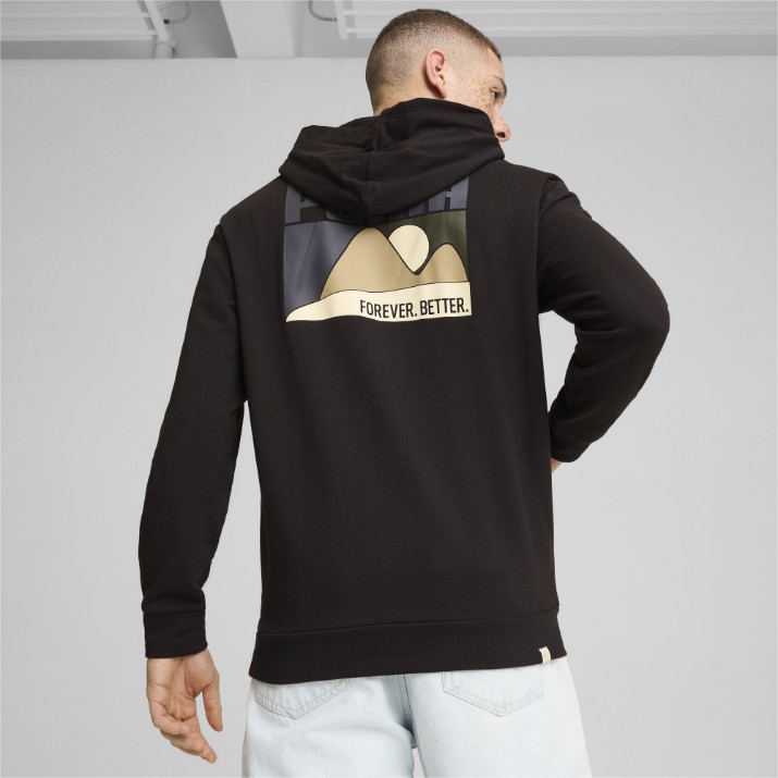 Hanorac pentru bărbați Puma Better Sportswear Hoodie Puma Black, s.M