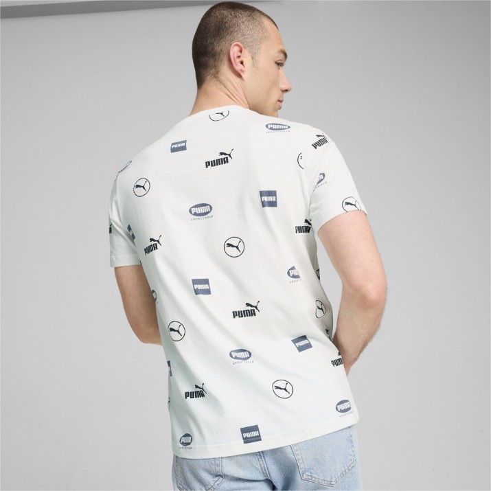Мужская футболка Puma Power Aop Tee Puma White, s.L