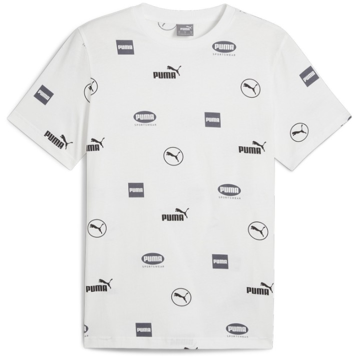 Мужская футболка Puma Power Aop Tee Puma White, s.S