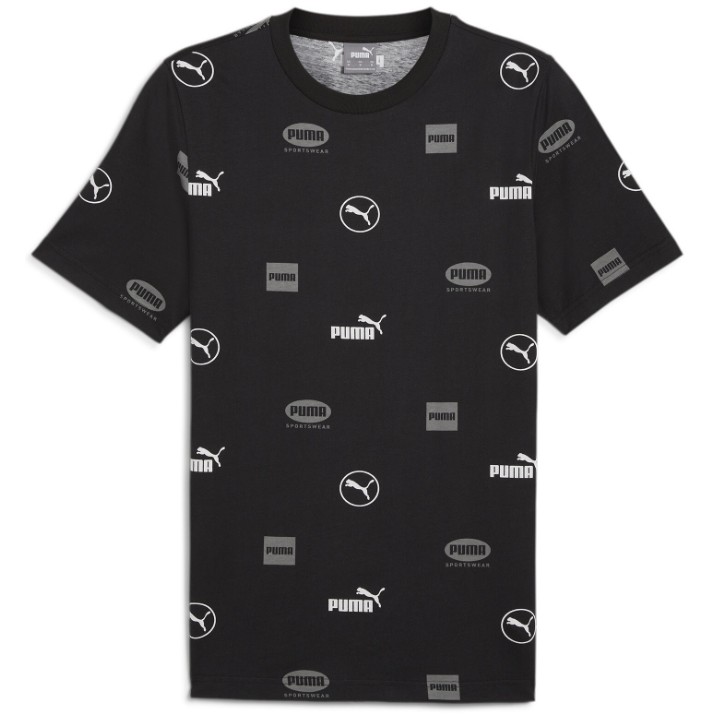 Мужская футболка Puma Power Aop Tee Puma Black, s.L