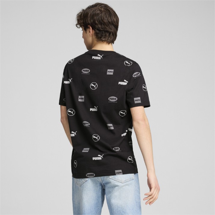 Мужская футболка Puma Power Aop Tee Puma Black, s.S