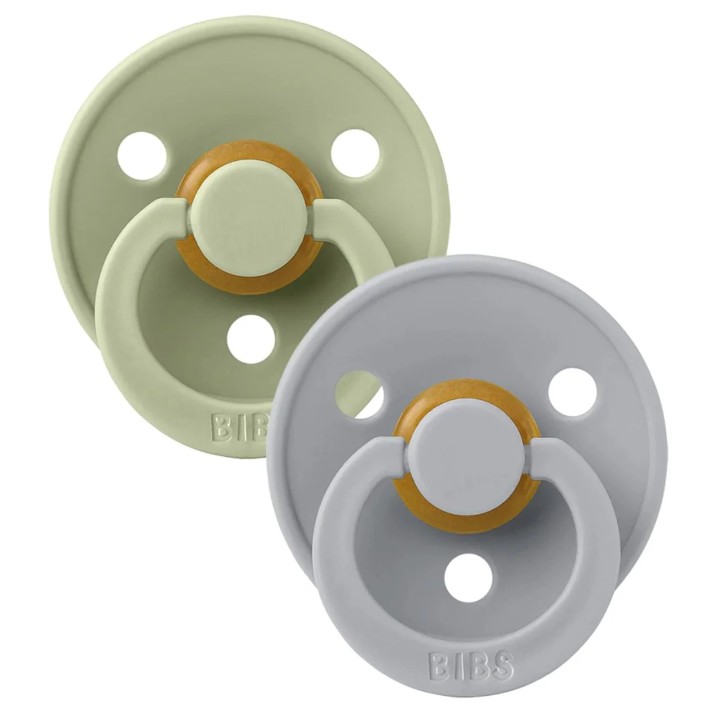 Пустышка BIBS Colour 2 Pack - Sage/Cloud 6+ months (120262)