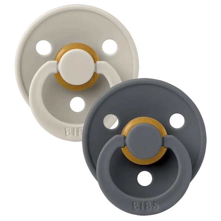 Пустышка BIBS Colour 2 Pack - Sand/Iron 6+ months (120381)