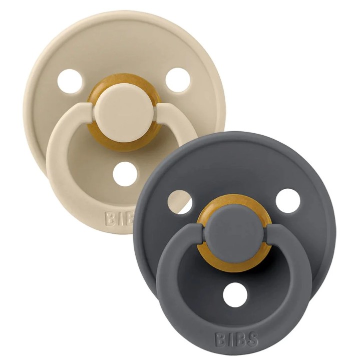 Пустышка BIBS Colour 2 Pack - Vanilla/Iron 6+ months (120415)