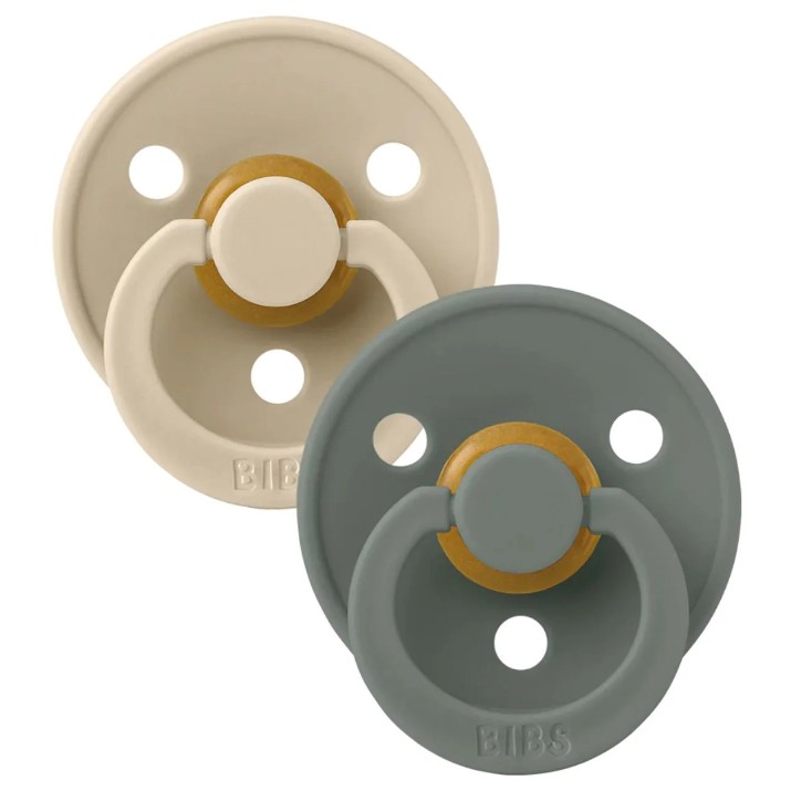 Suzeta BIBS Colour 2 Pack - Vanilla/Pine 6+ months (120431)