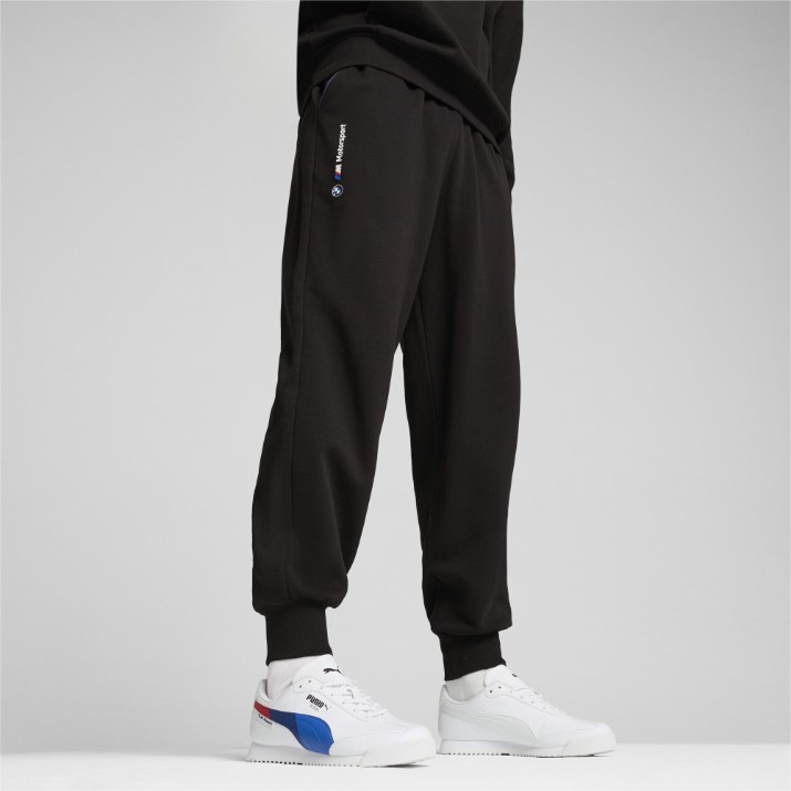 Pantaloni spotivi pentru bărbați Puma Bmw Mms Ess+ Pants Fleece Puma Black, s.L