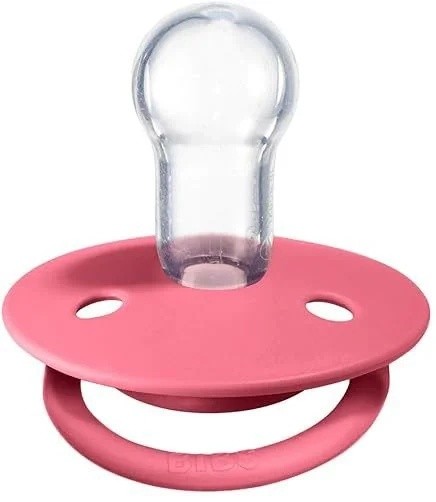 Пустышка BIBS De Lux 2 Pack 0-36months Coral/Ruby (150221)