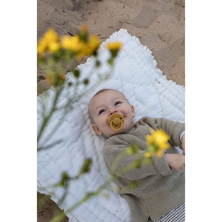 Suzeta BIBS De Lux 2 Pack 0-36months Honey Bee/Olive (150224)