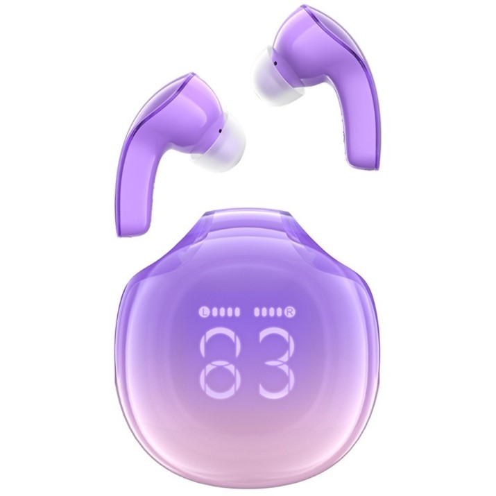 Наушники Acefast T9 Crystal Grape Purple