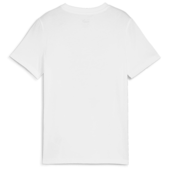 Tricou pentru copii Puma Basketball Blueprint Tee B Puma White/Mars Red, s.164