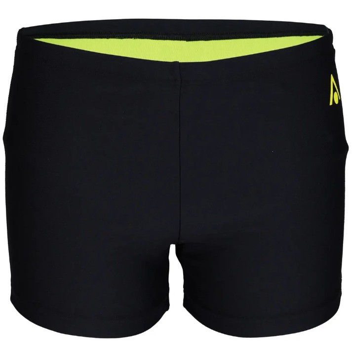 Slip de înot pentru bărbați Aqua Sphere Essential Boxer Black/Yellow 80