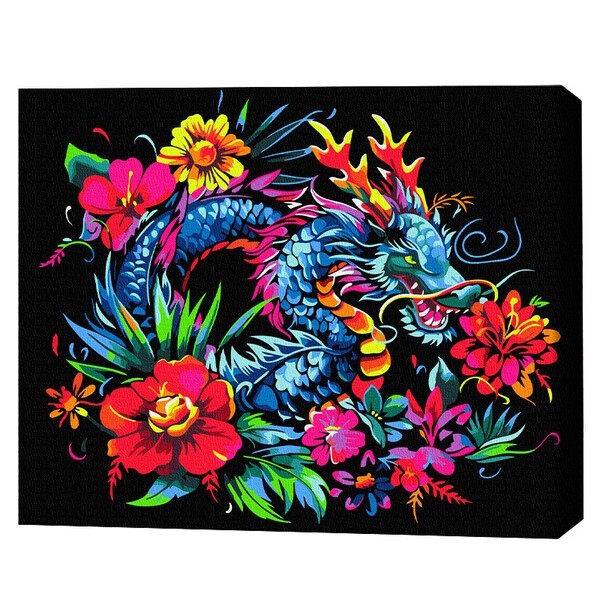 Tablou pe numere Brushme Расцветающий дракон (BSB0027FC)