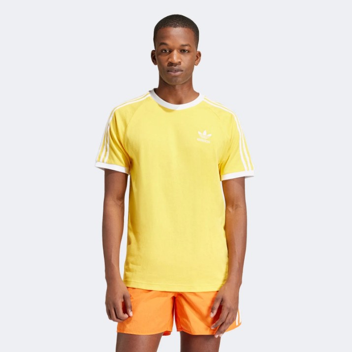 Мужская футболка Adidas 3-Stripes Tee Bold Gold, s.S