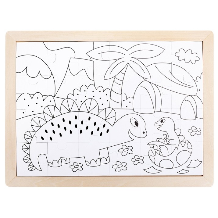 Пазл Hape 2in1 Dino (E1641)