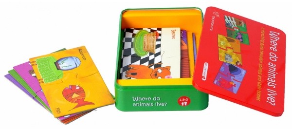 Puzzle Momki Where do animals live? (MK773)