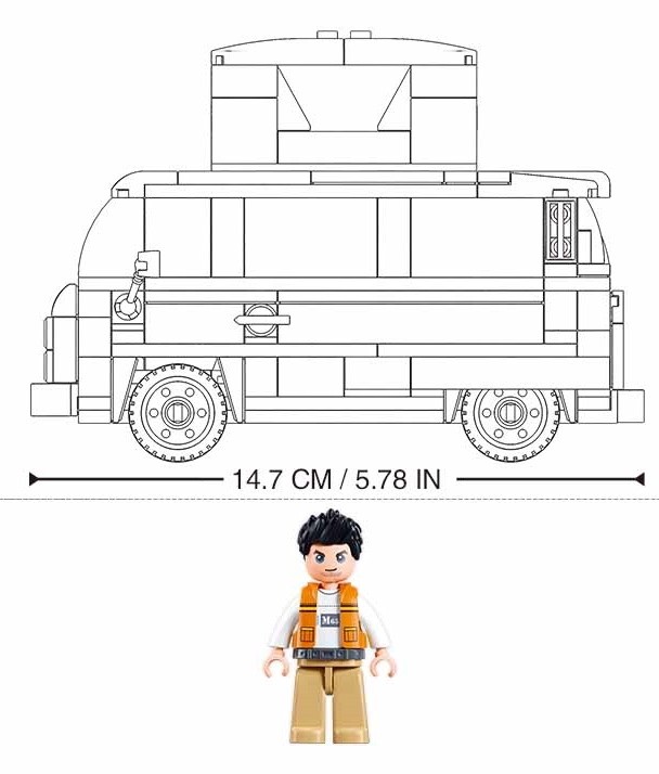 Конструктор Sluban TS-2 Camping (B1192)