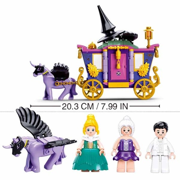 Set de construcție Sluban The Forest Sorceress's Carriage (B1056)
