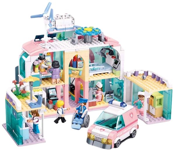 Set de construcție Sluban Metropolis Hospital (B1216)