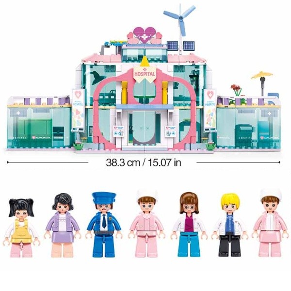 Set de construcție Sluban Metropolis Hospital (B1216)