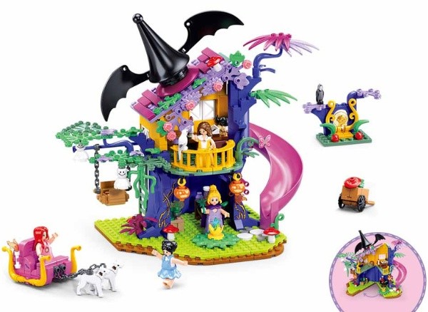 Set de construcție Sluban Magic Tree House (B1057)