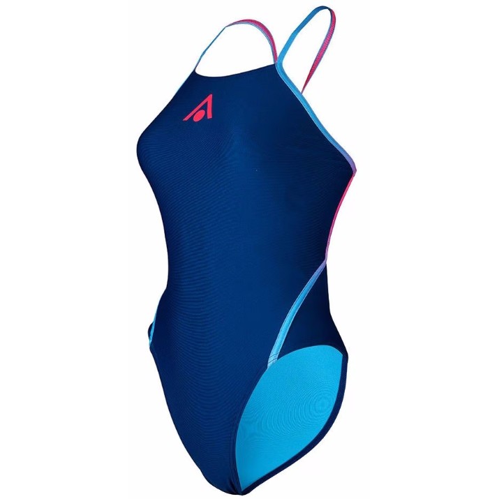 Costum de baie Aqua Sphere Essential Diamond Back Adjustable Navy/Pink SW473040242