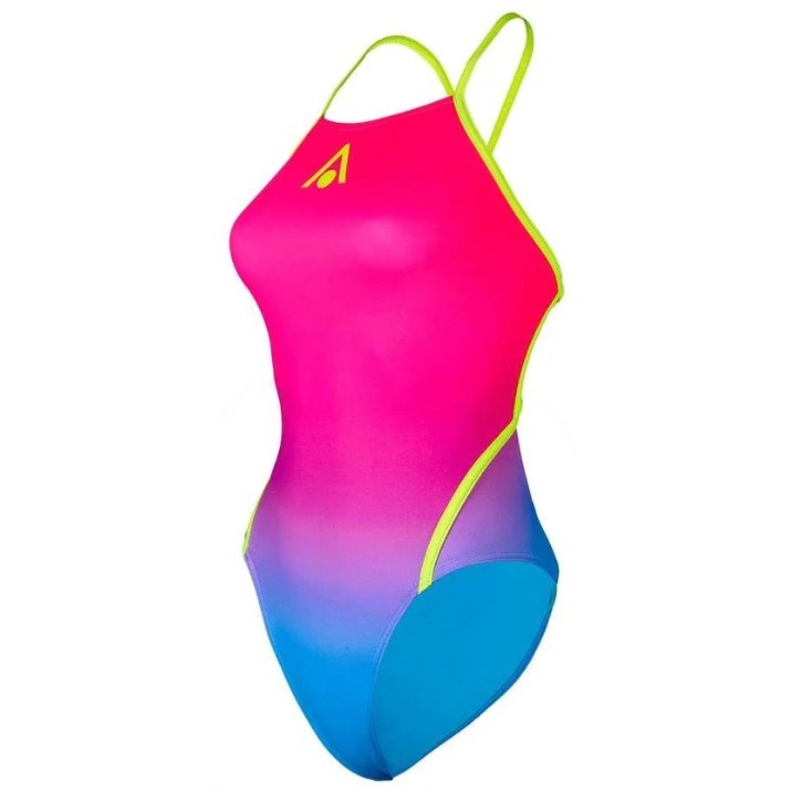 Costum de baie Aqua Sphere Essential Diamond Back Adjustable Pink/Blue SW473010736
