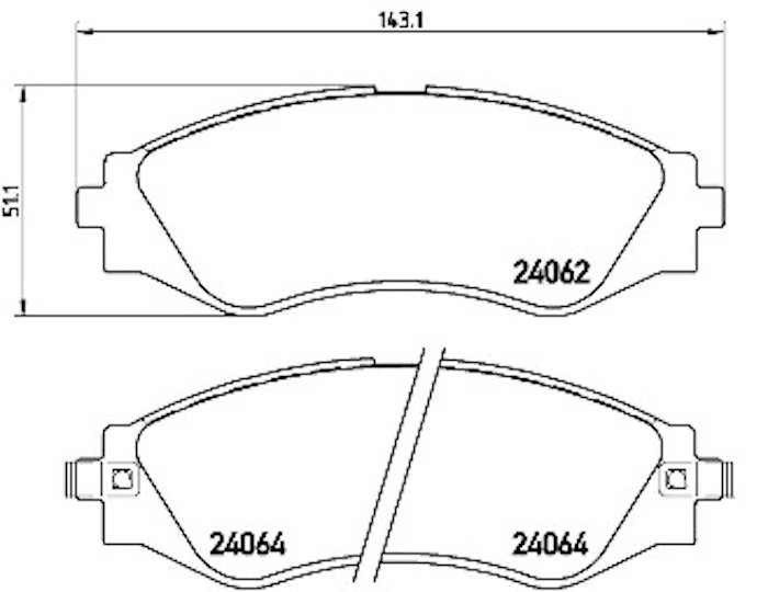 Set placute frână Aplus 71345AAP